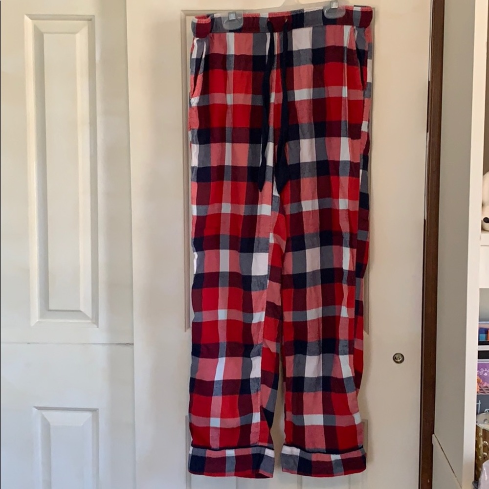 Aerie Plaid Fleece PJ pants